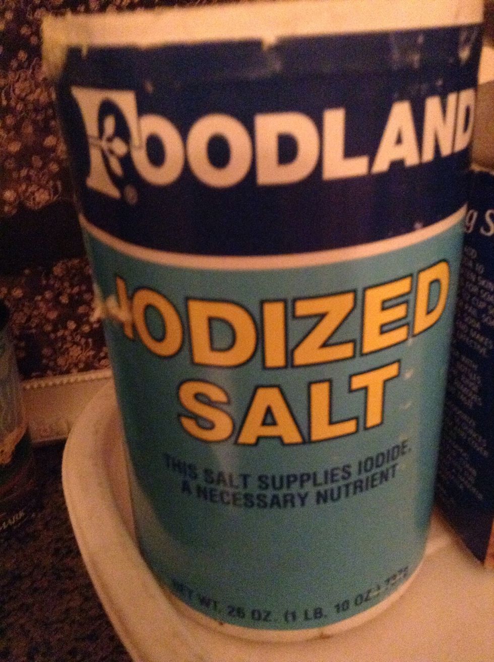 Now add 1/2 teaspoon of salt