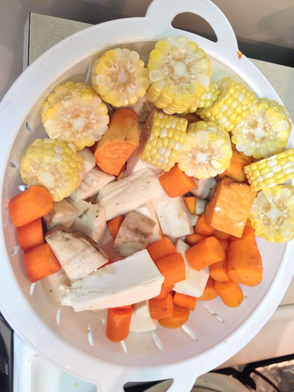 Now add all cut veggie to boil