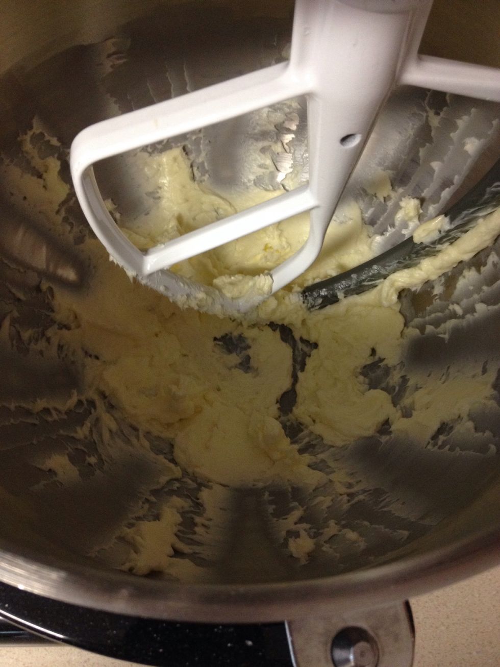 Now add all of the powdered sugar