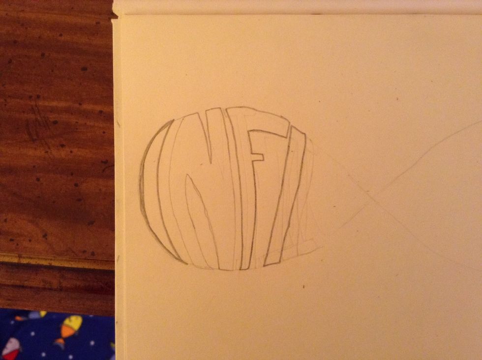 Now add an N F and I