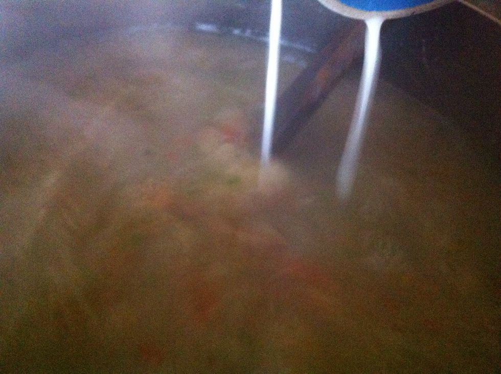 now add corn flour by dissolving corn flour in cup of water