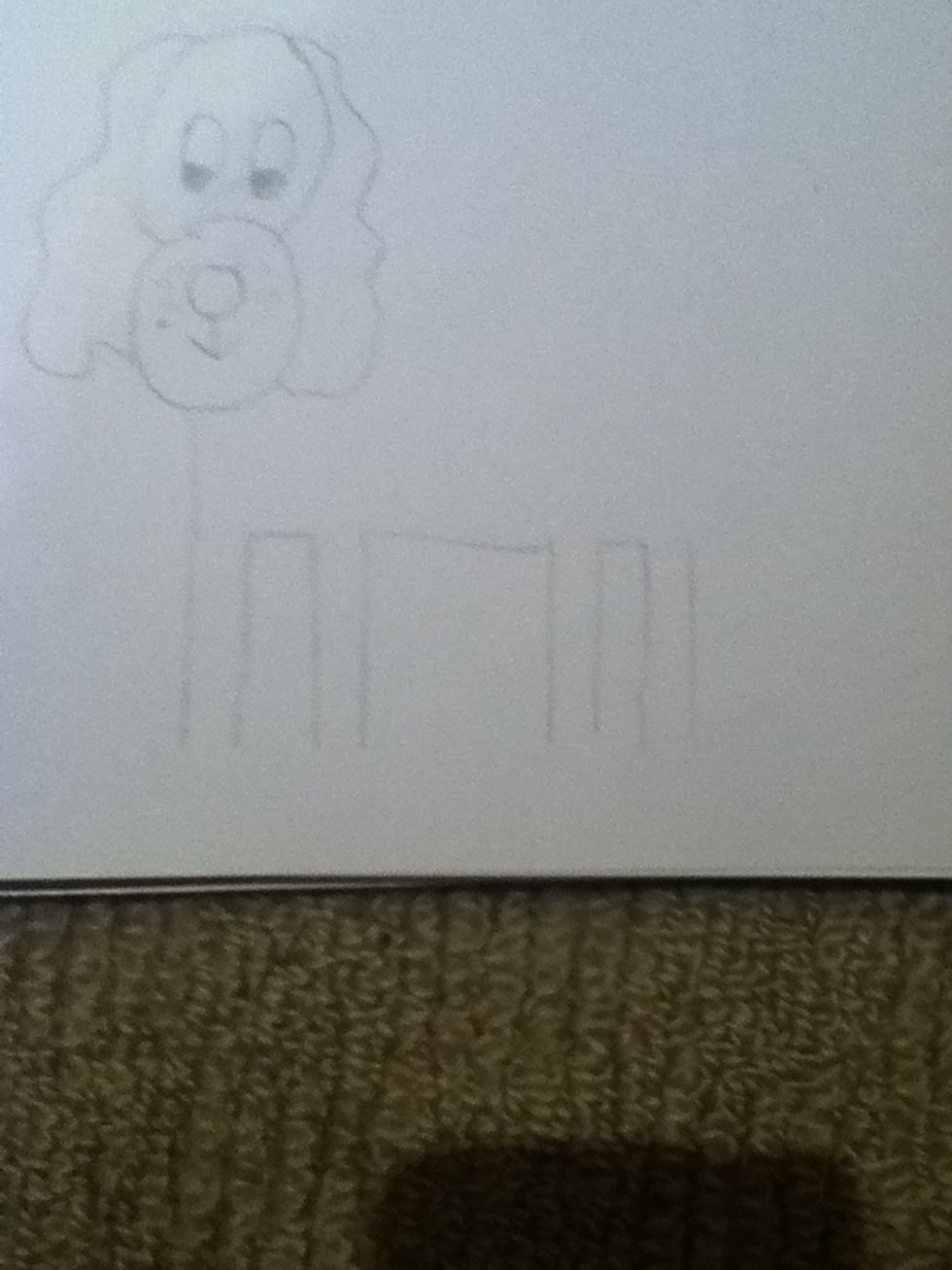 Now add lines to make legs.