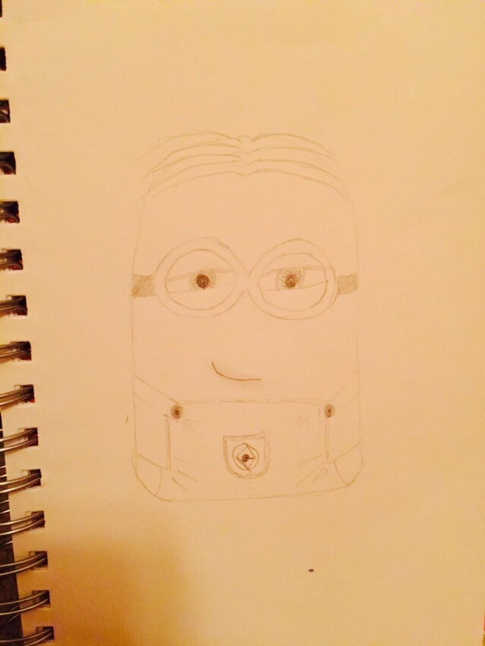 Now add some hair and a cheeky grin