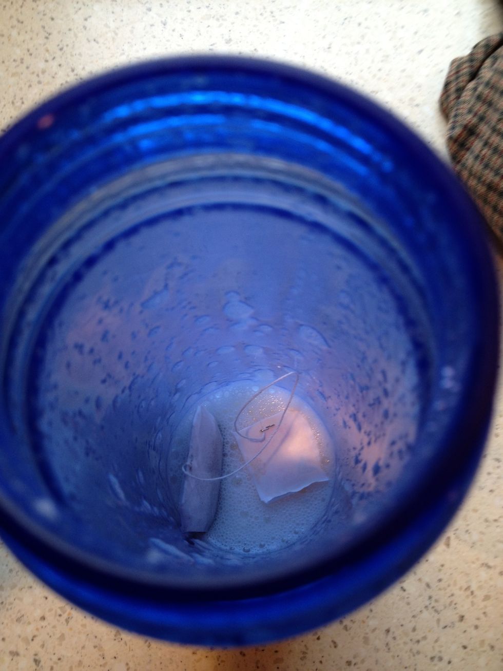 Now add tea bag!!