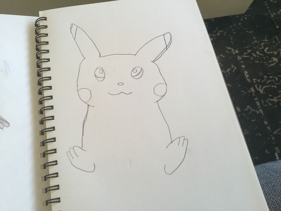 Now add the body and feet