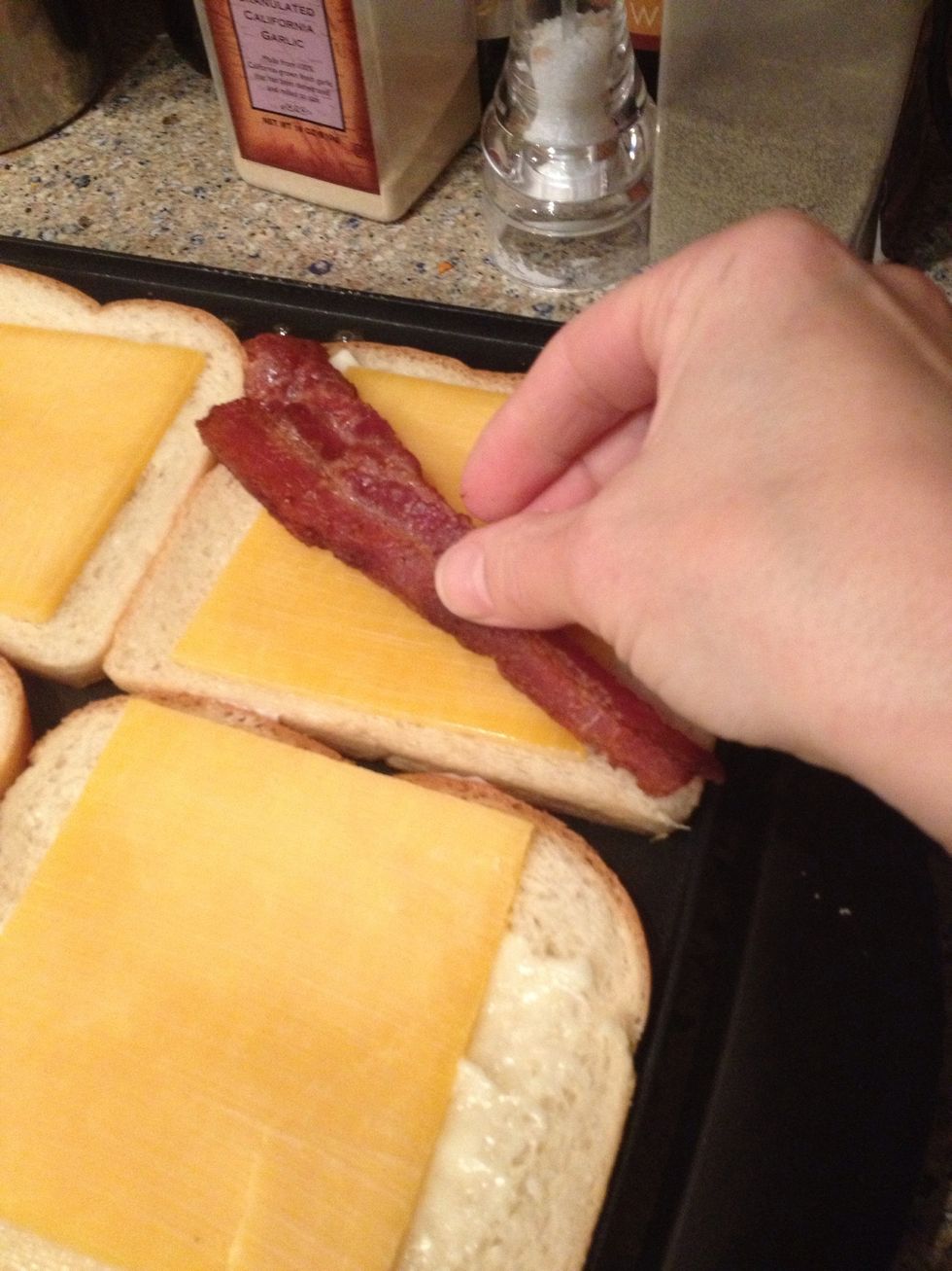 Now add the great and mighty wonderful bacon...