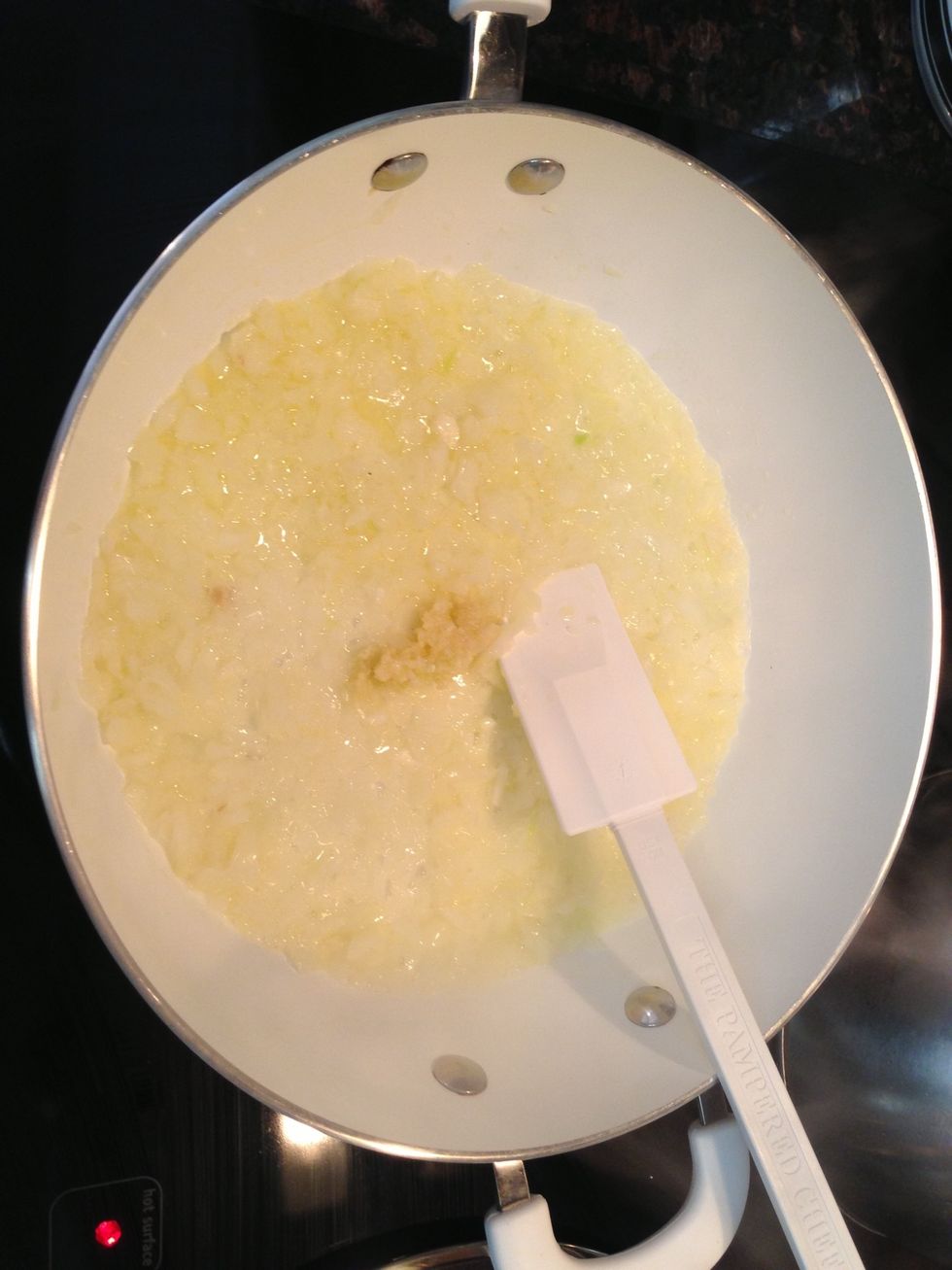 Now add the pressed Garlic.