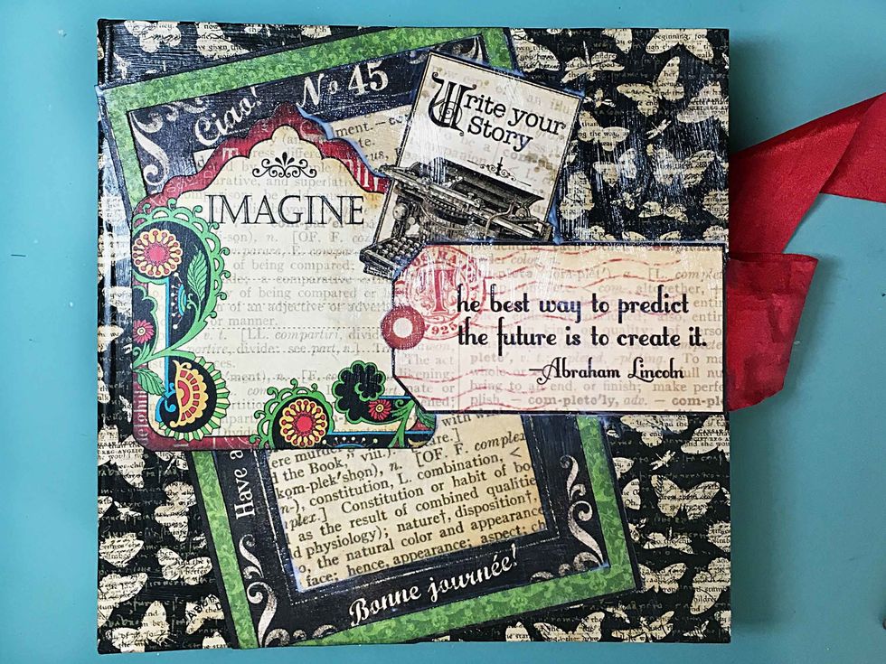 Now add the tag with the Abraham Lincoln quote.