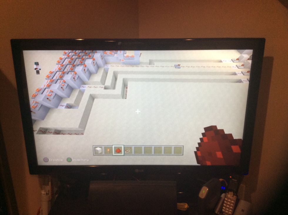 Now add this tunnel and redstone add repeaters as needed.