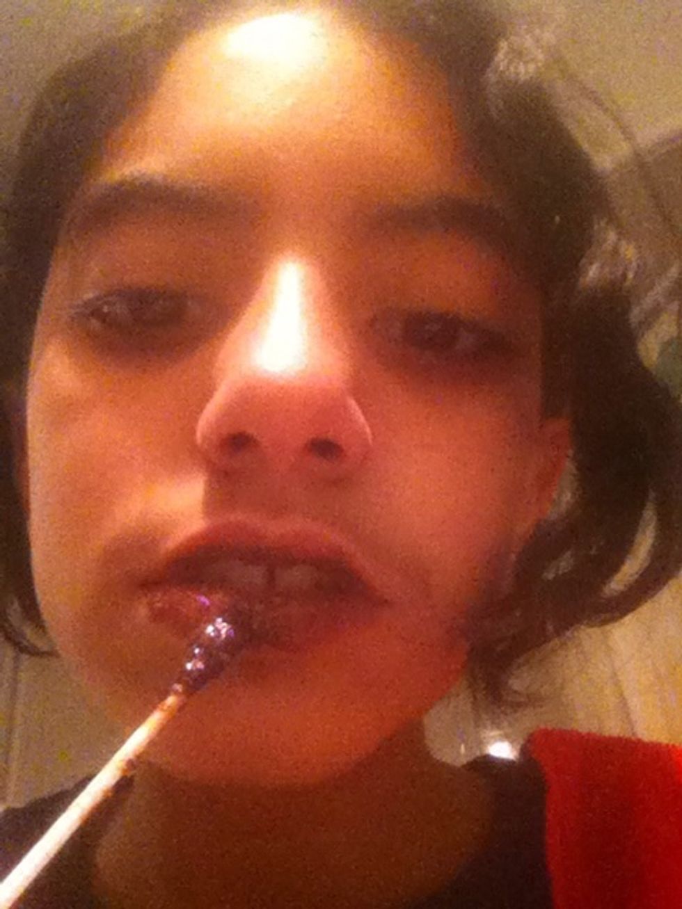 Now add to ur lips like so