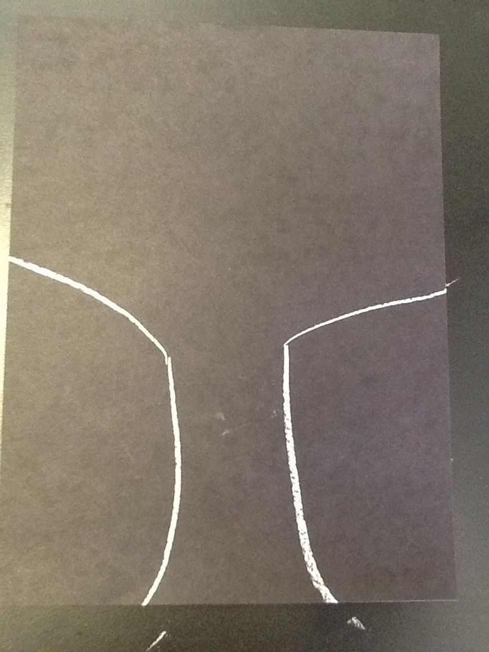 Now add two branches that go all the way to the SIDE of your paper.