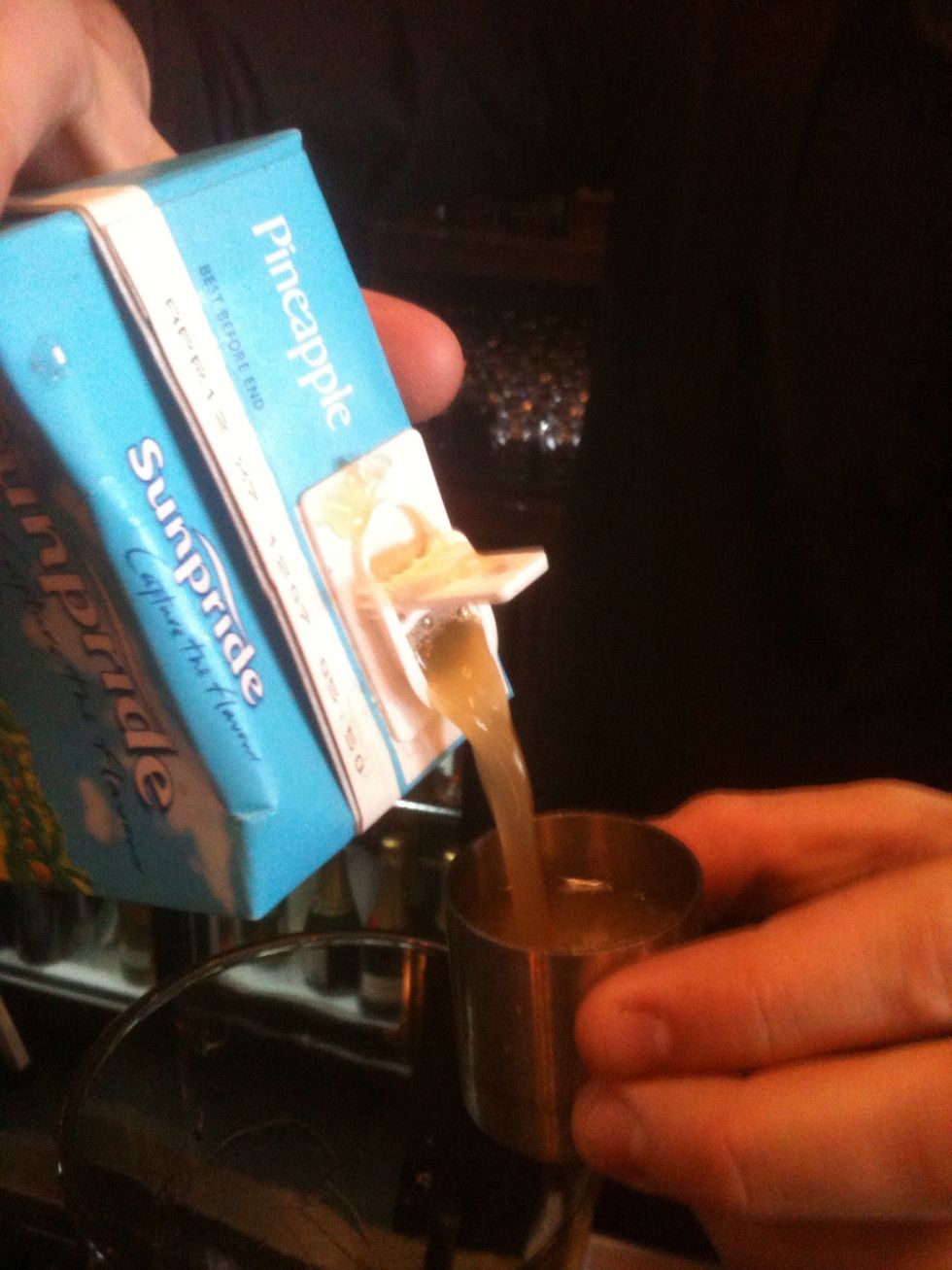 Now add your pineapple