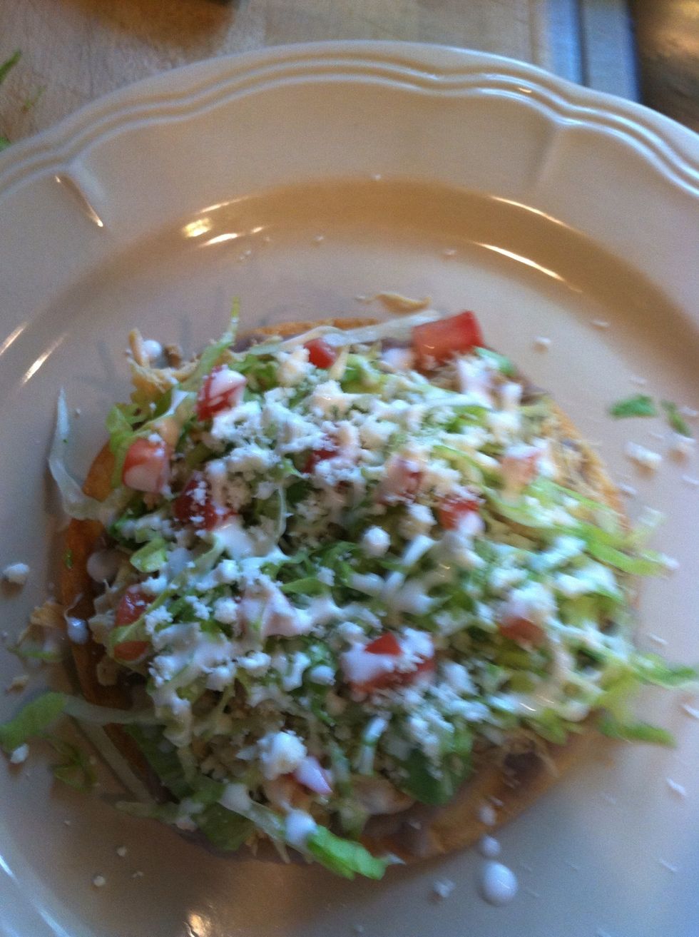 Now add your sour cream.