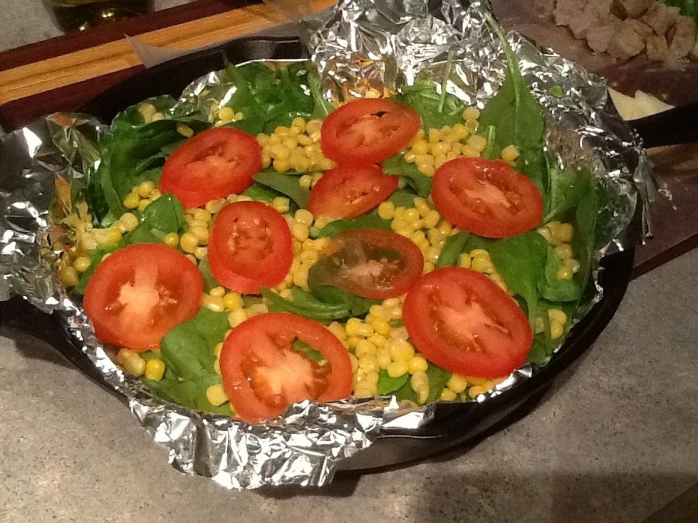 Now add your tomatoes