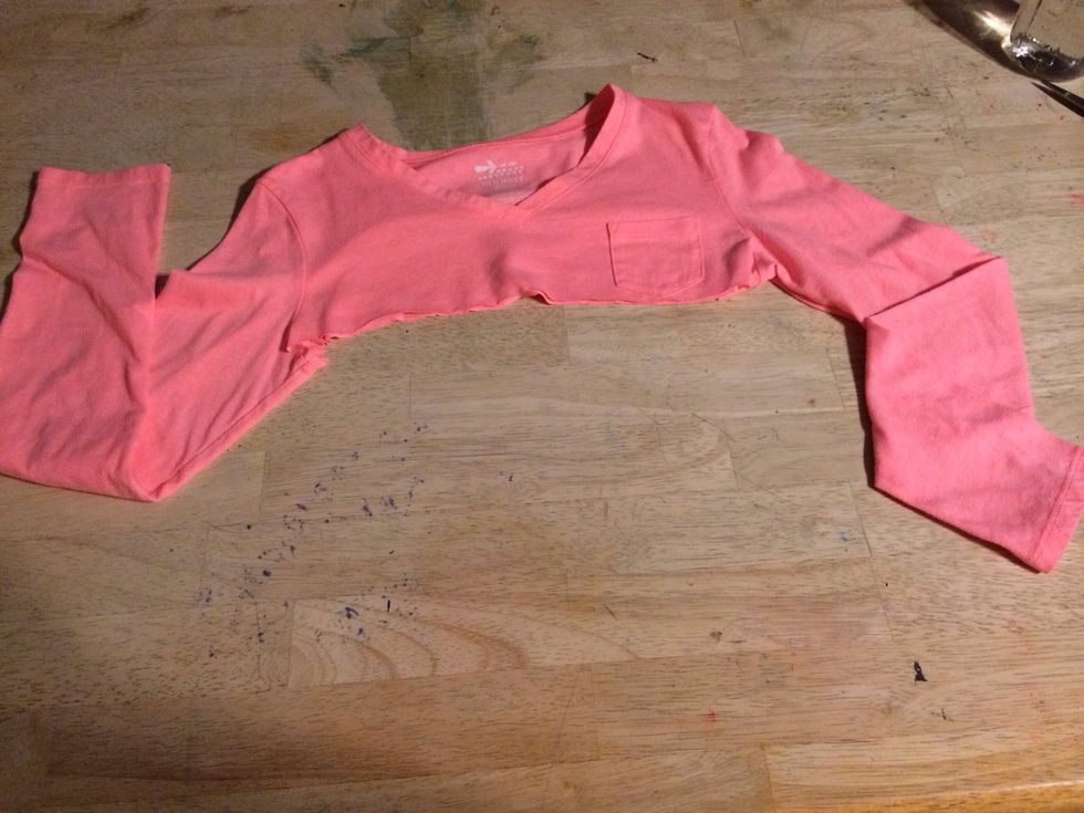 Now after making the scarf, I thought surely I can make something out of these sleeves...\ud83d\ude0f