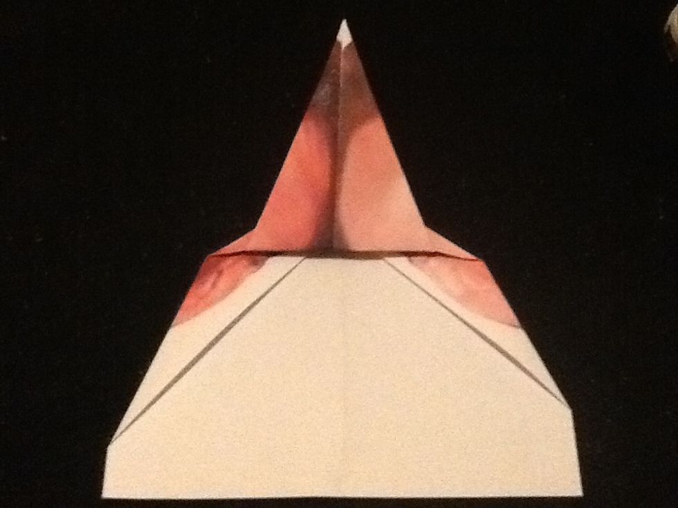 Now bend up the tip of this masterpiece