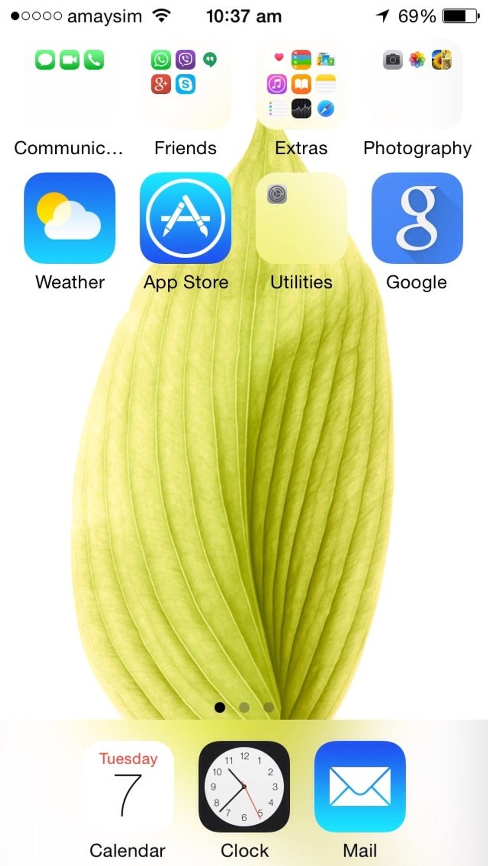 Now bring out the app you don't want