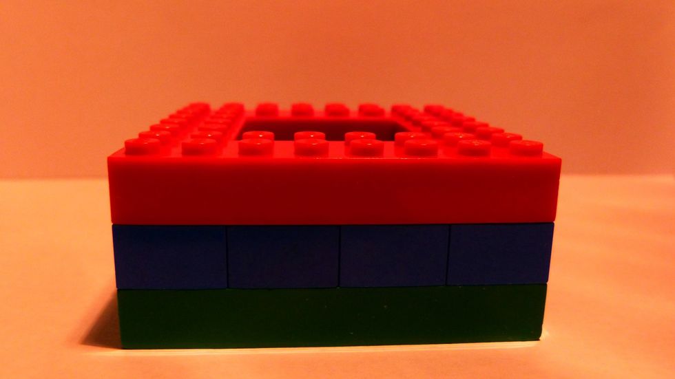 Now build another thick layer above the 2nd layer.