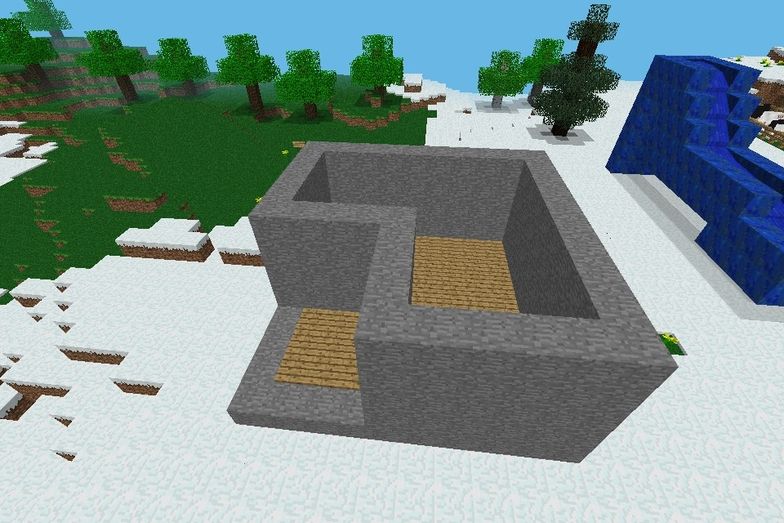 How to build a room in a staircase on minecraft! - B+C Guides