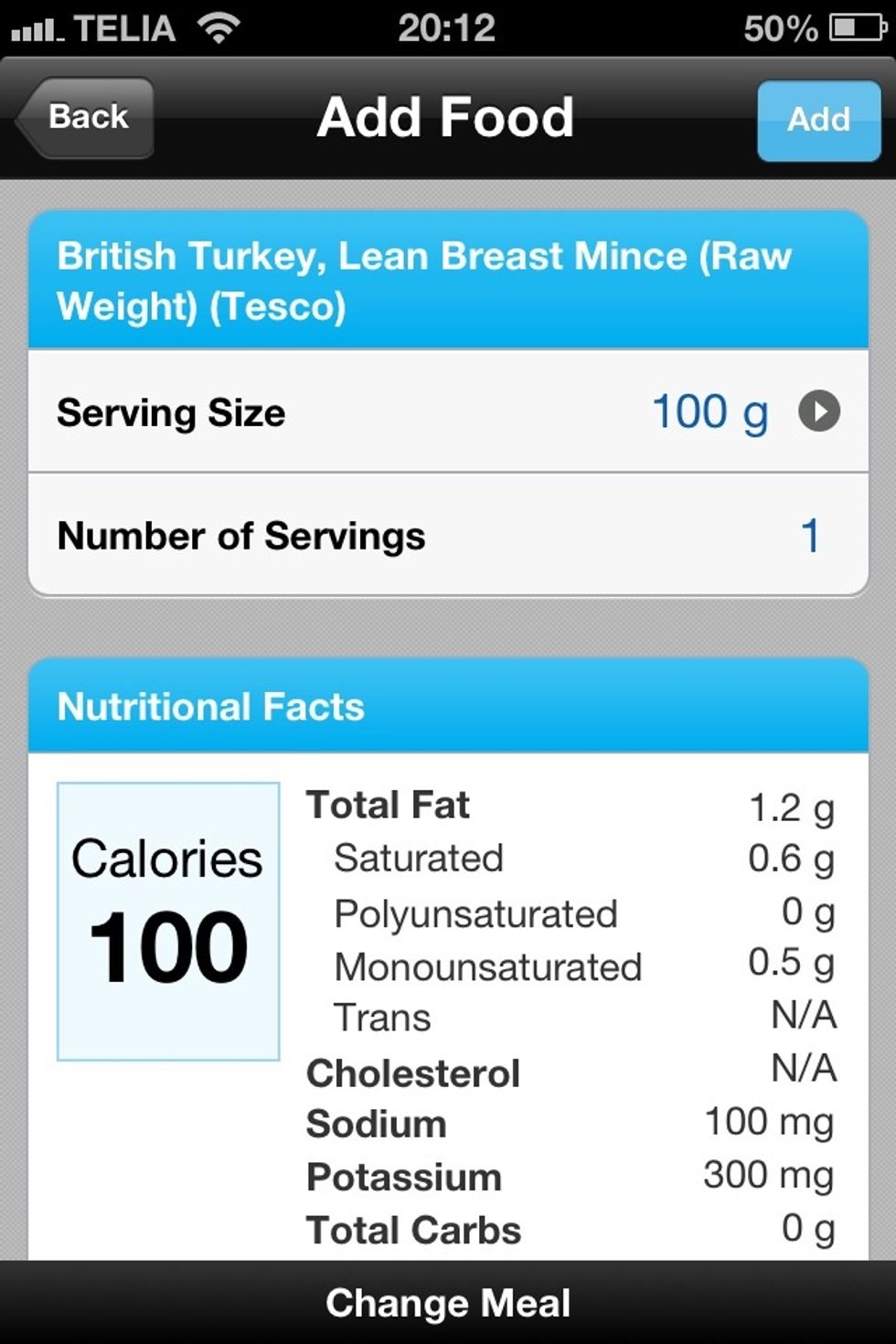 Now check out 100g lean turkey mince, look at the difference! Make some healthy meatballs, I have a guide for that too ;), or serve with brown rice or whole wheat pasta.