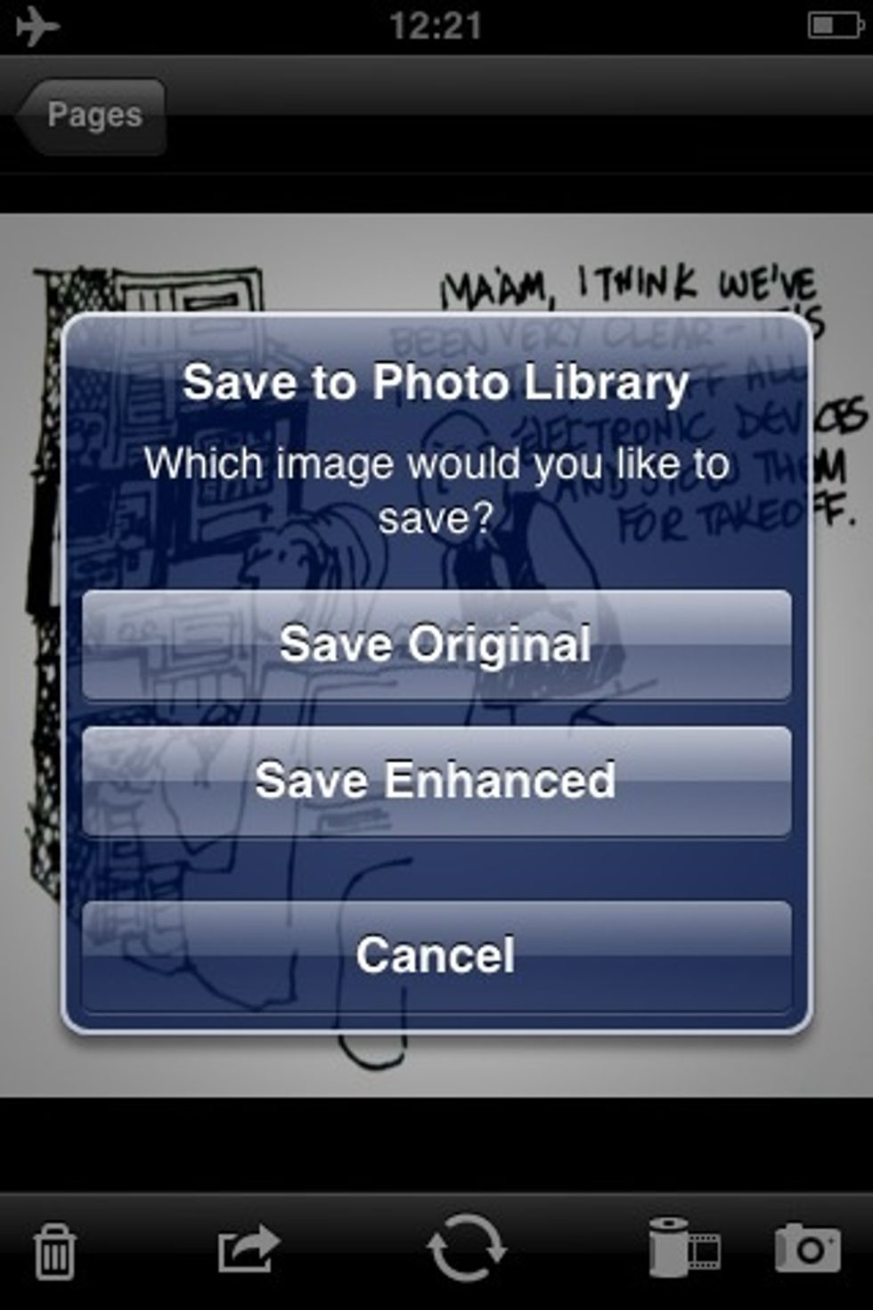 Now choose Save Enhanced" to get the nice, clean, optimized version.