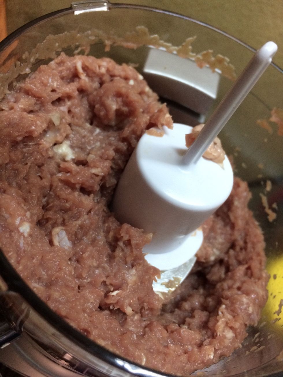 Now chop for second time to get the consistency