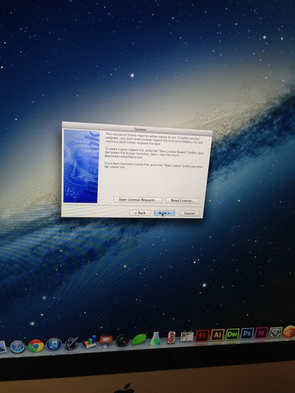 Now click "next".