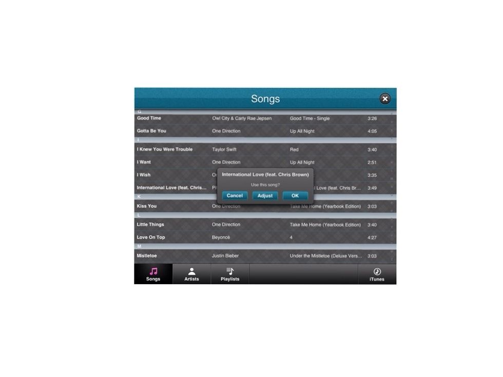 Now click ok, or you can adjust the pitch of the song if you really want to.