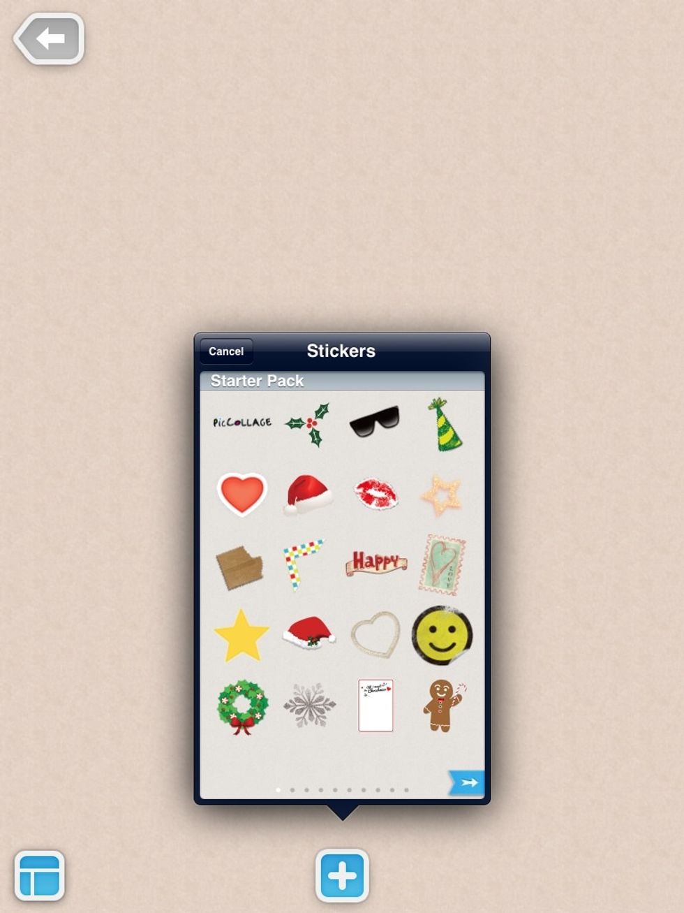 Now click stickers and it will bring you to these