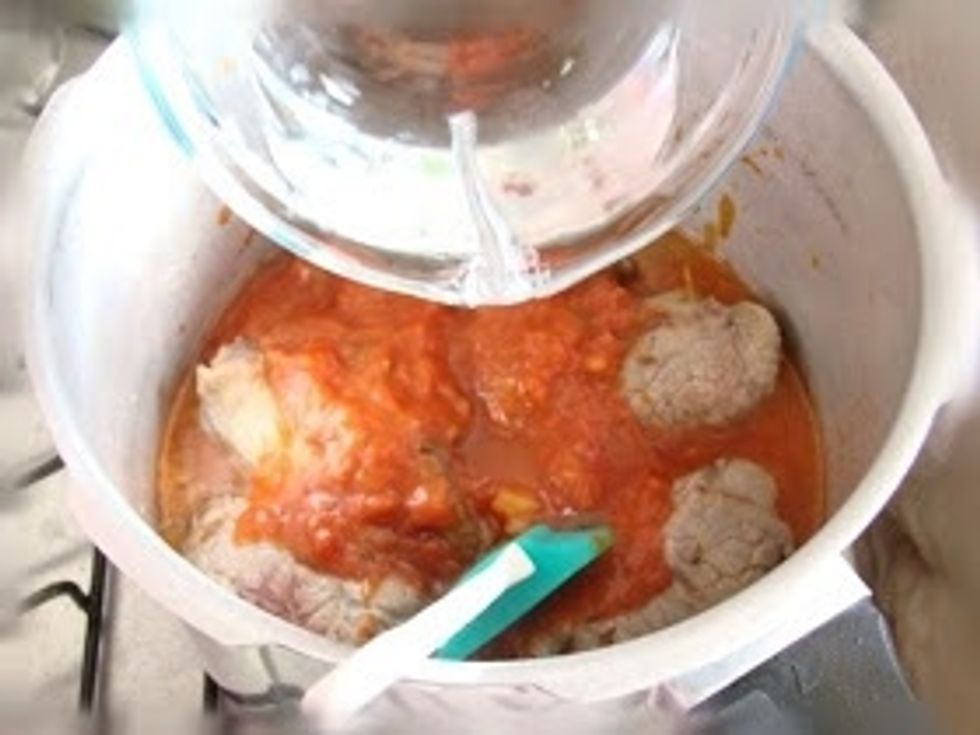 Now close with lid and let it cook/boil for about 45 minutes to and hour, keep checking on it in case you need to add more water because it might start to dry out so just simply add some more water.