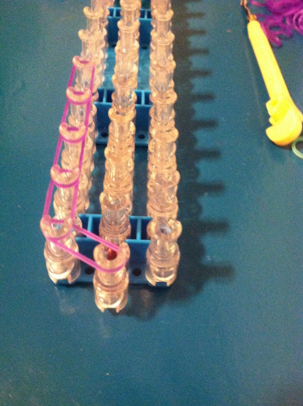 Now continue up that row all the way to the top