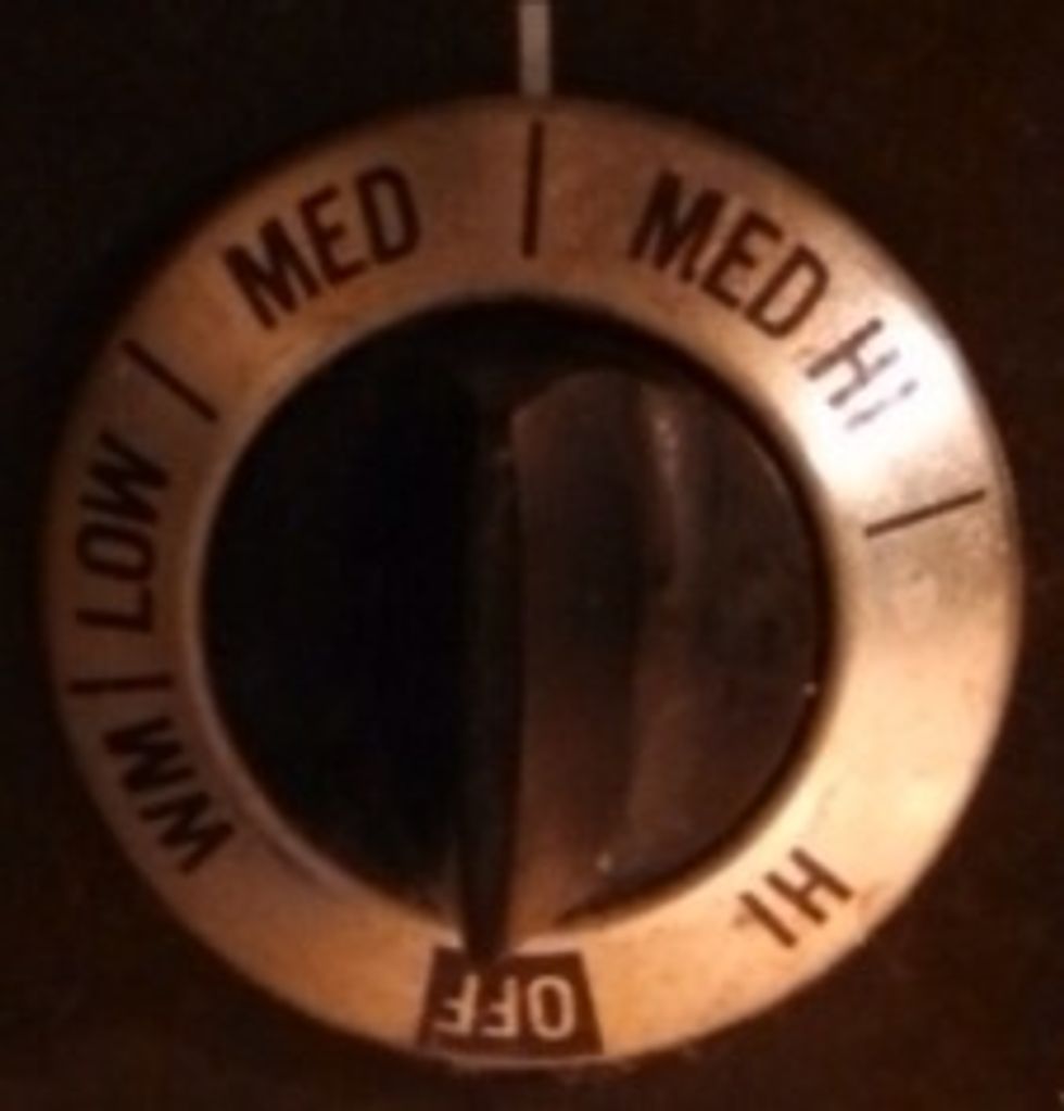 now cook chicken at med/med high