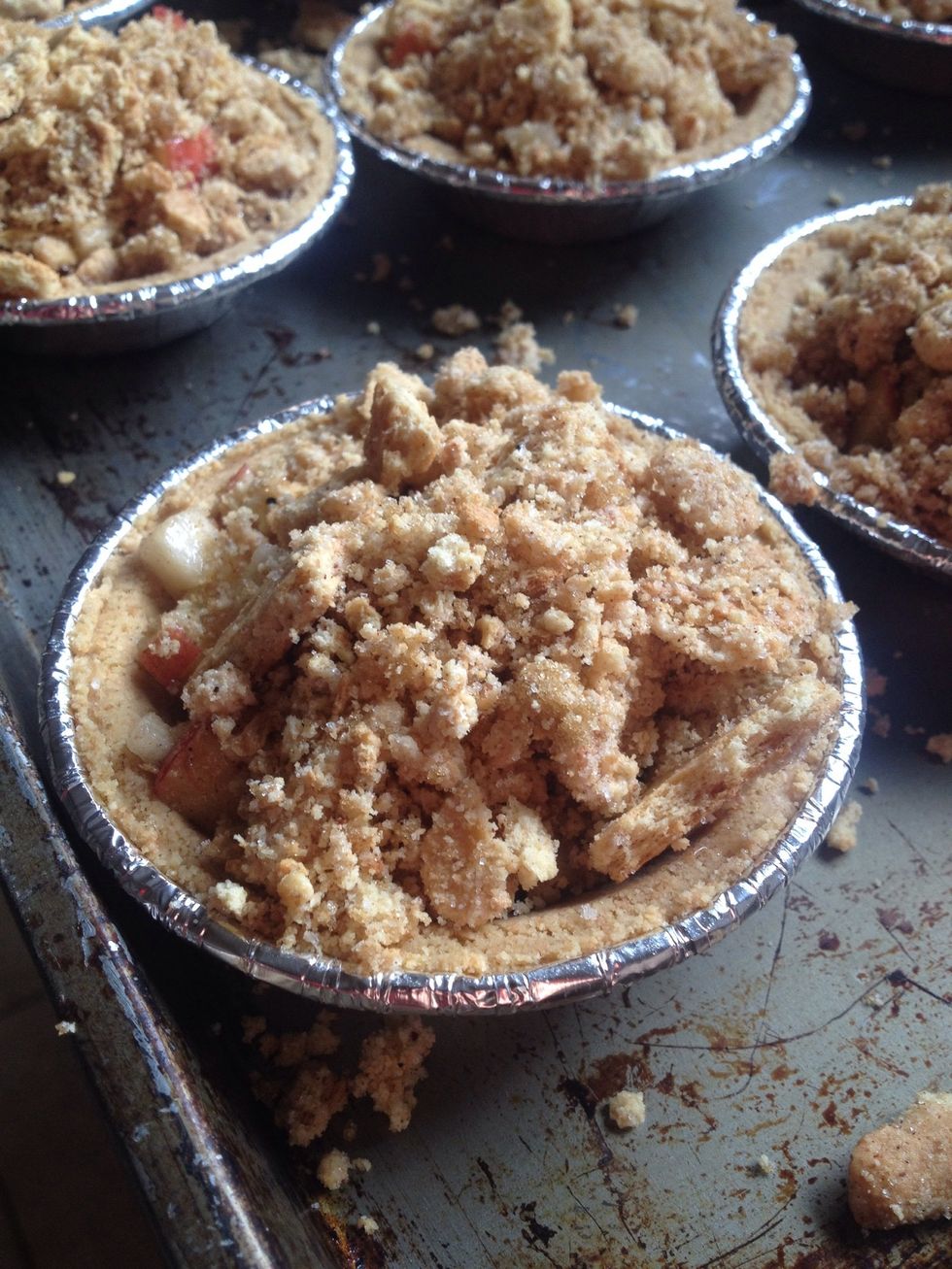 Now cover this sucker with that topping!!