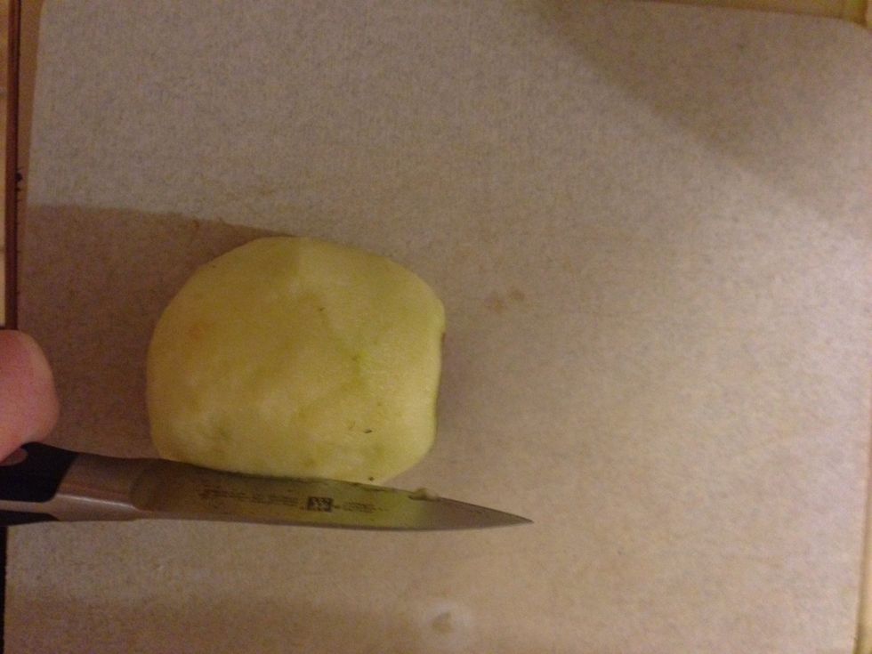 Now cut diagonally