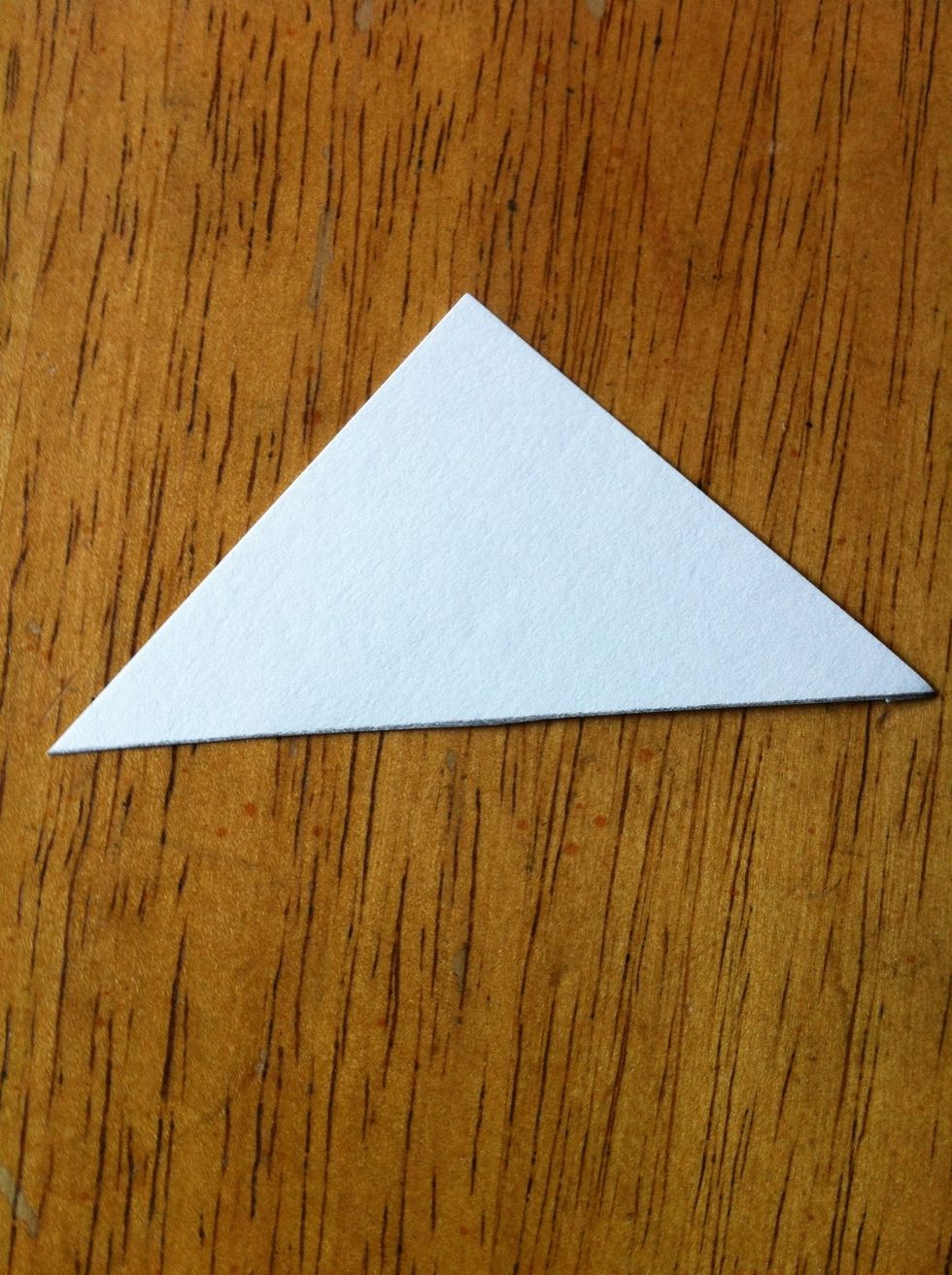 Now cut it out. This will be your teeth but we will also need this to determine the size of your shape.