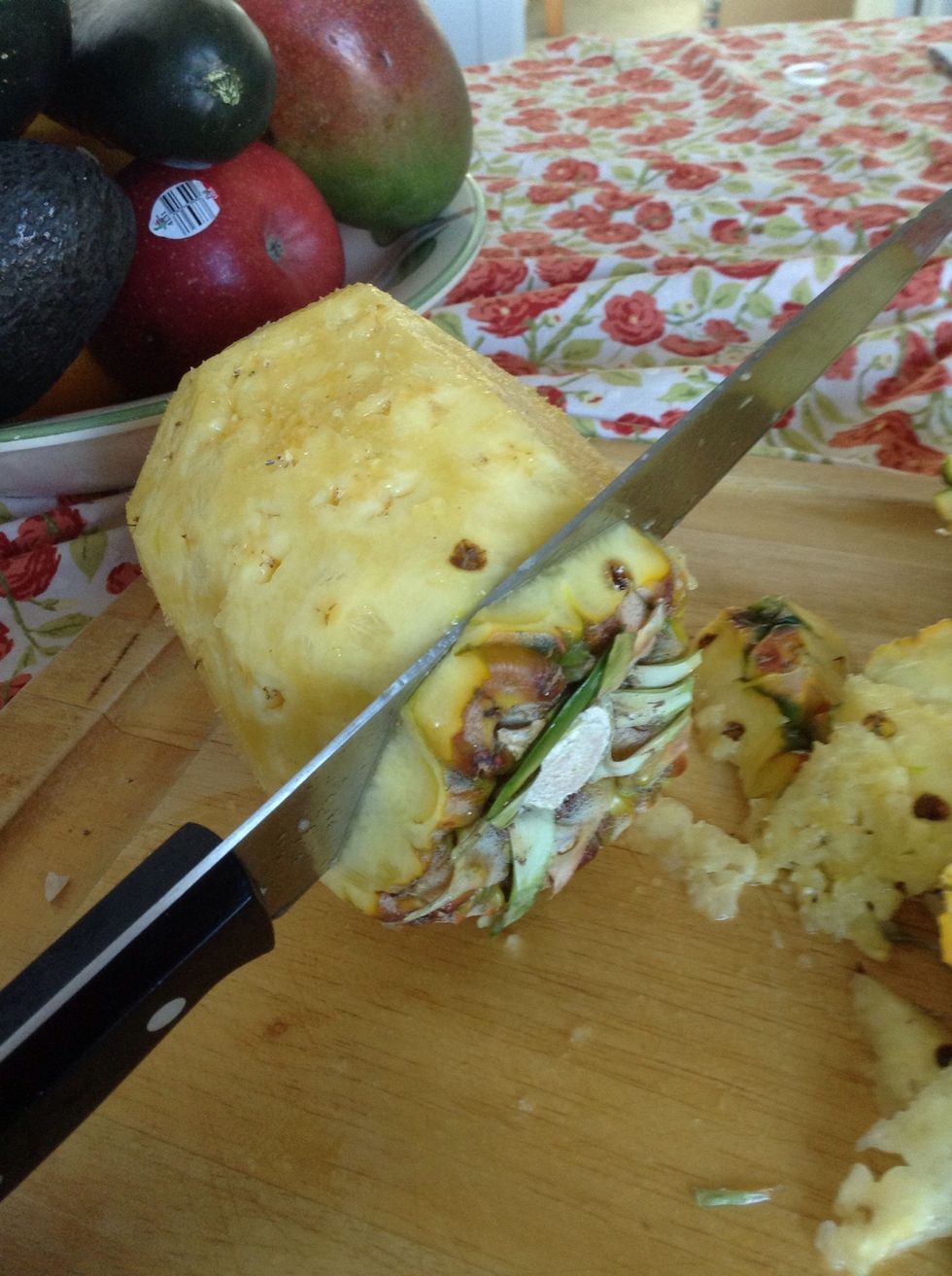 Now cut off the bottom.