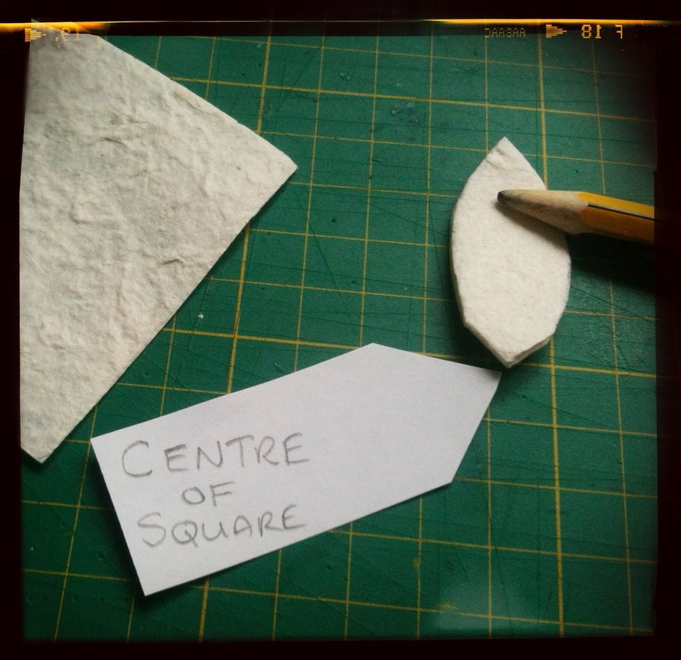 Now cut out the petal shape.