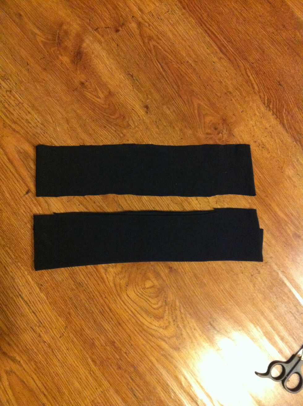 Now cut remaining section (middle part) in half