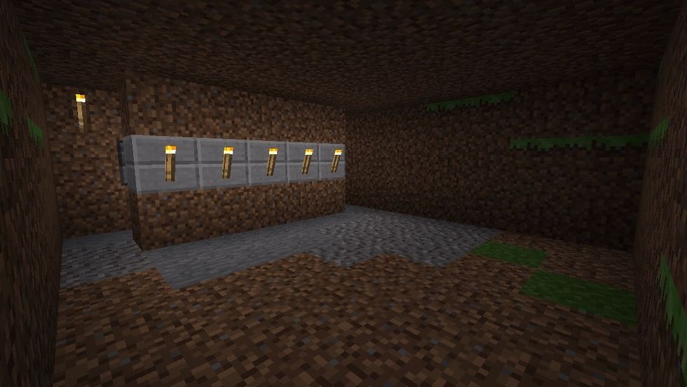 Now dig out a 6x8 room