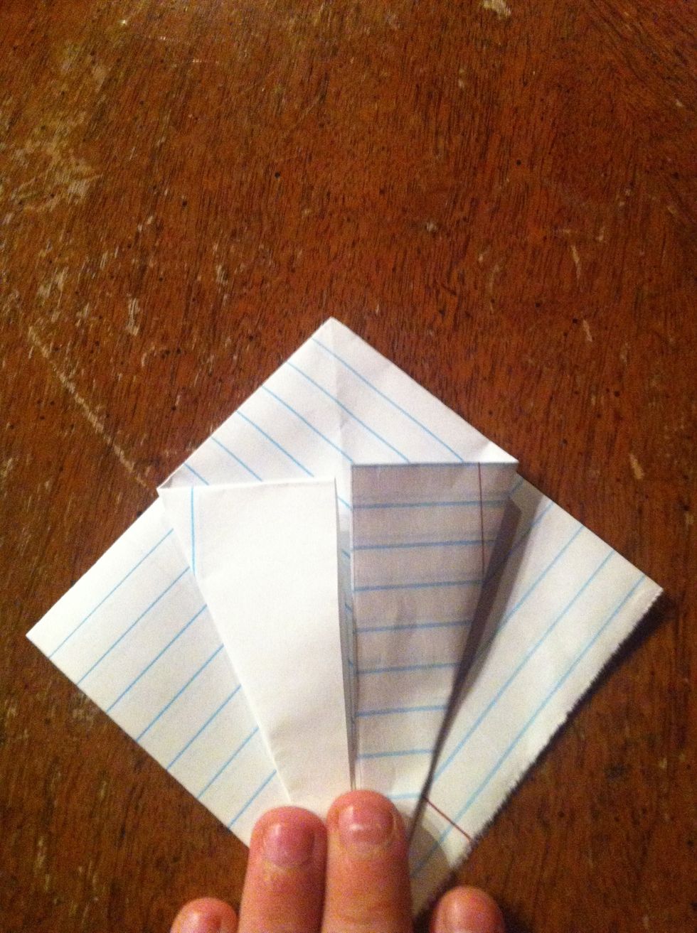 Now do a kite fold on each side