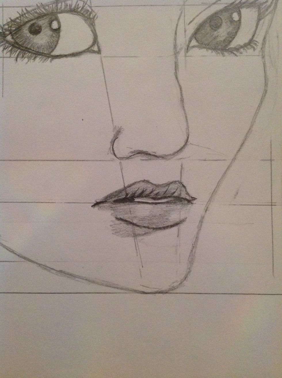 Now do the lips shade.