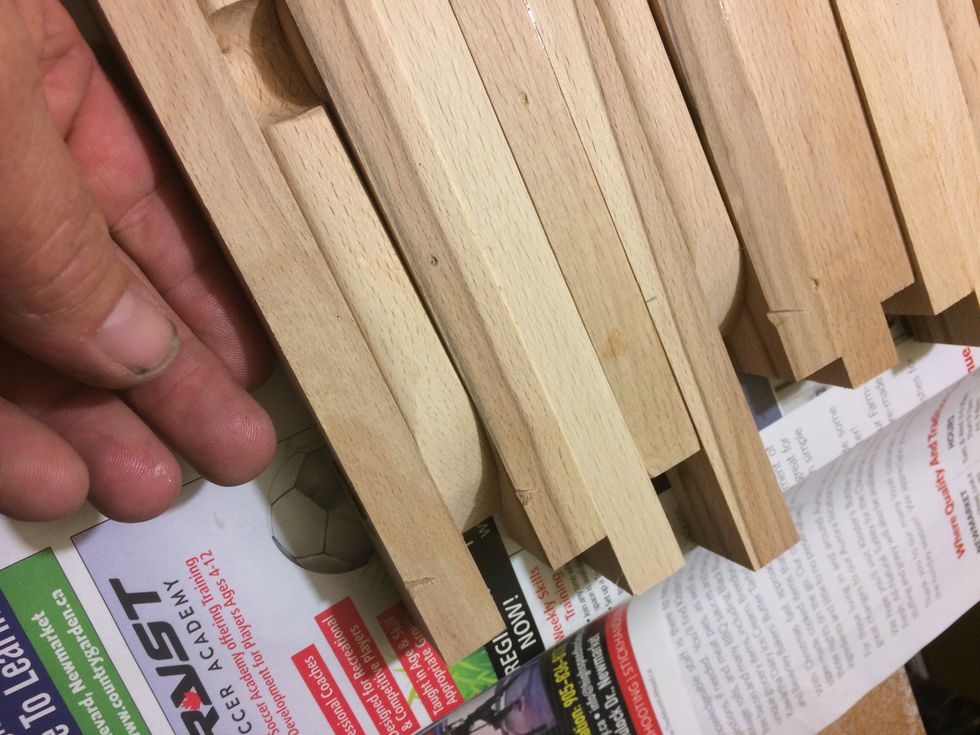 Now do the rest of the pieces and we are almost finished.