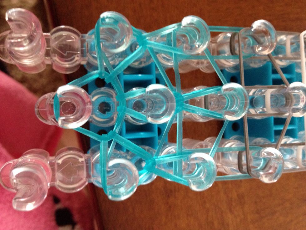 Now do the same thing looping up on all 3 sides all the way up