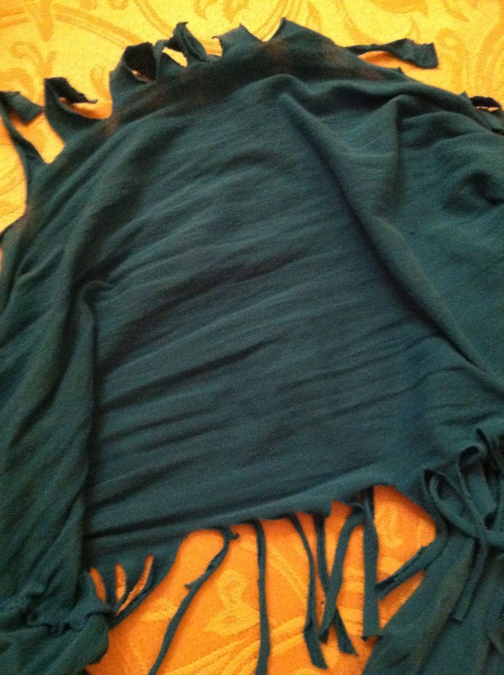 Now do the same thing to the other side of the shirt.