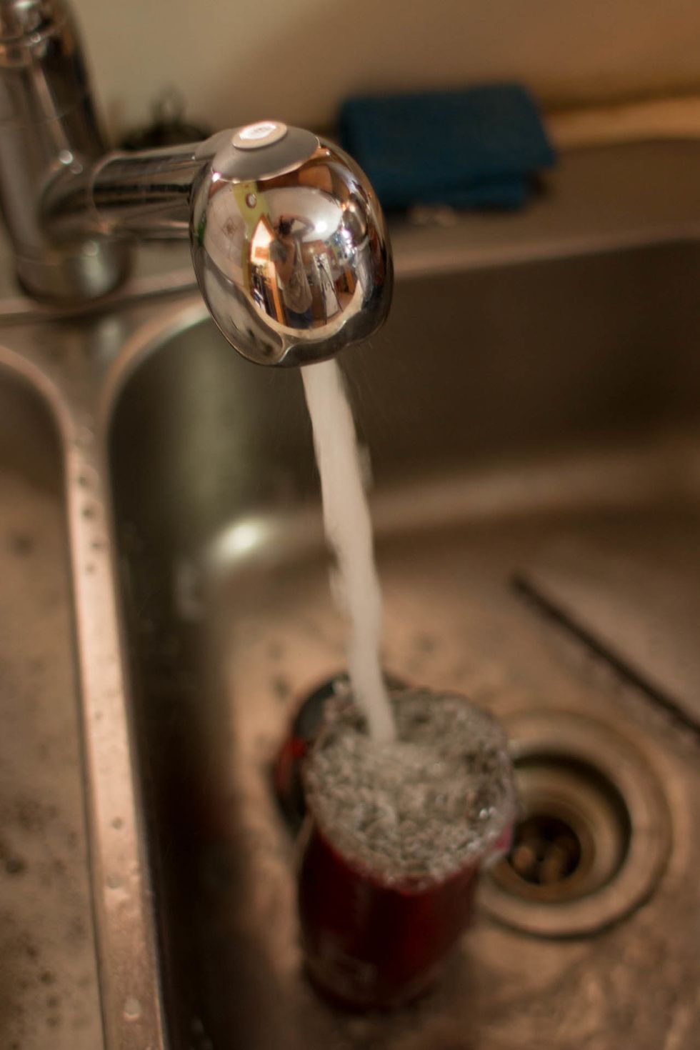 Now do the same thing with water to get all those nasty tasting soap suds out of there.