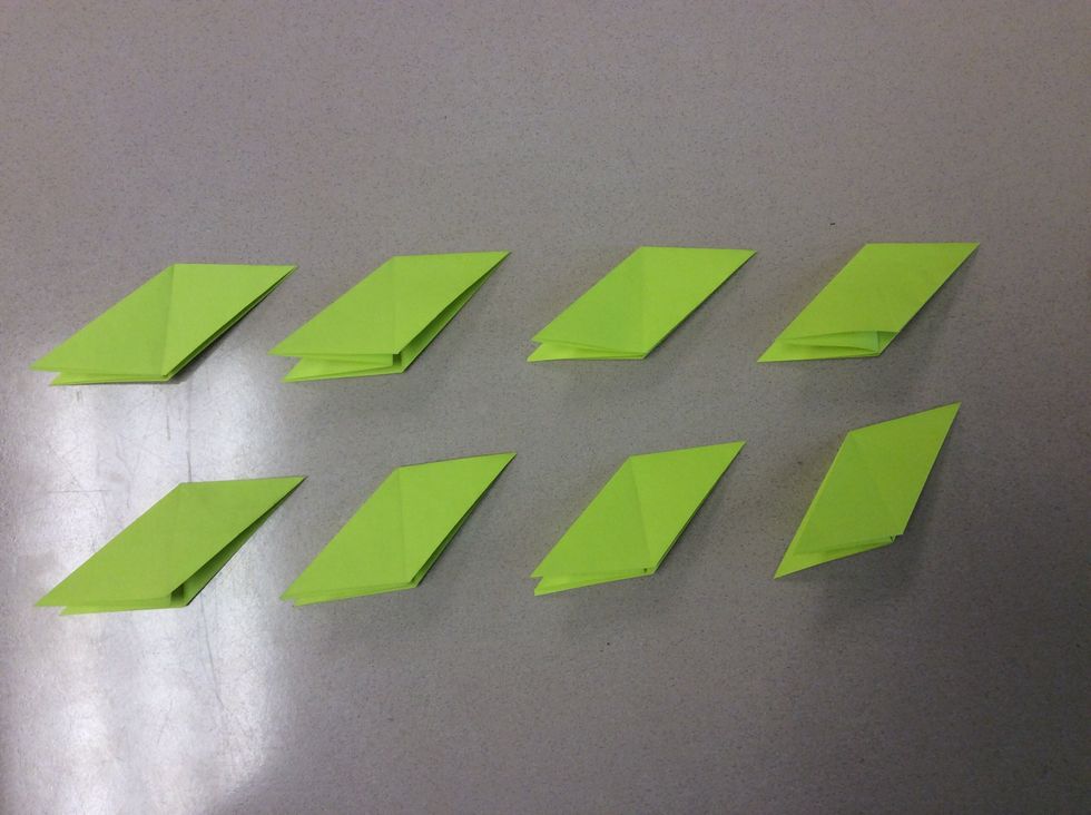Now, do the steps 1-12 for the other 7 Post-It note. You should have 8 of these...