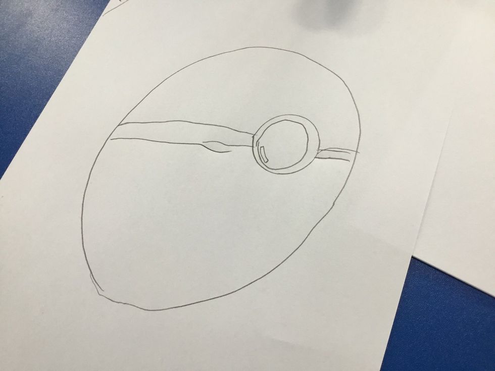 Now draw a bubbled line