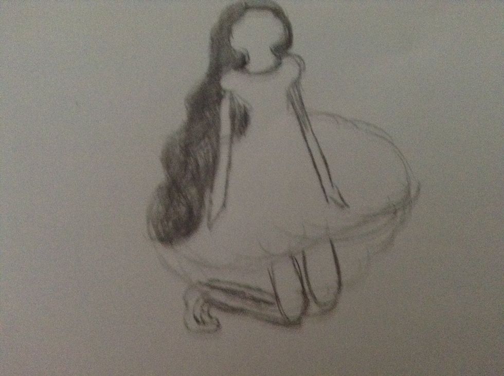 Now draw hair\ud83d\udc51