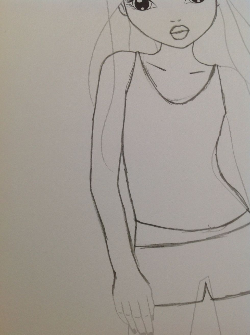 Now draw the arms