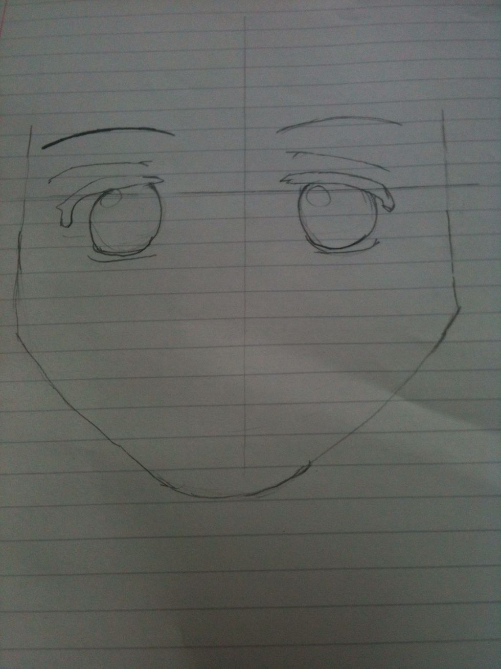 Now draw the eyes